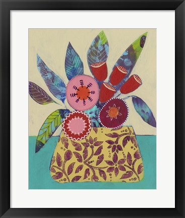 Framed Boheme Floral I Print