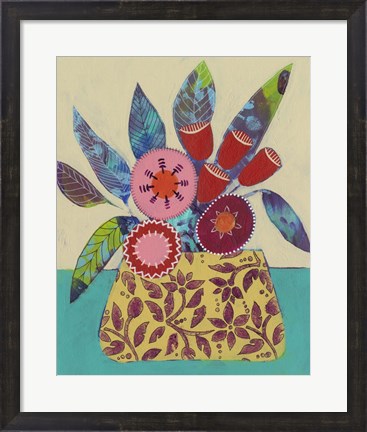 Framed Boheme Floral I Print