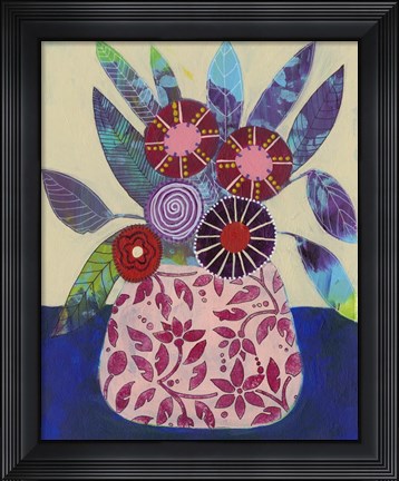 Framed Boheme Floral II Print