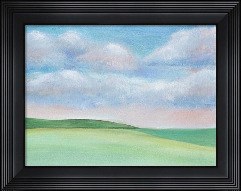 Framed Soft Sky I Print