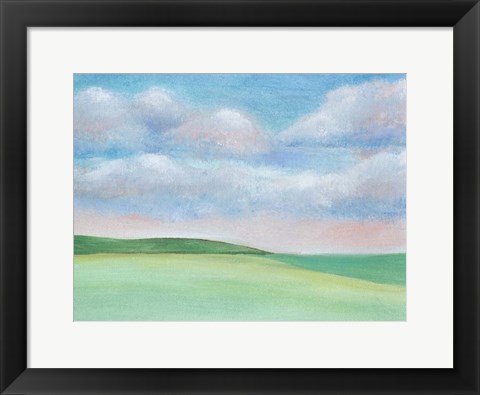 Framed Soft Sky I Print