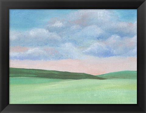 Framed Soft Sky II Print