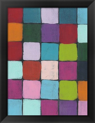 Framed Colorful Harmony II Print