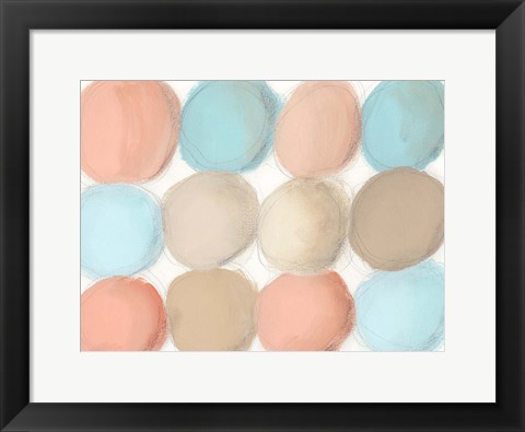 Framed Tranquil Spheres II Print