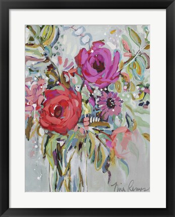 Framed Blooming in Sunshine I Print