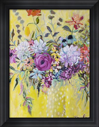 Framed Blooming in Sunshine III Print