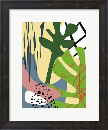 Framed Tropical Series II Print