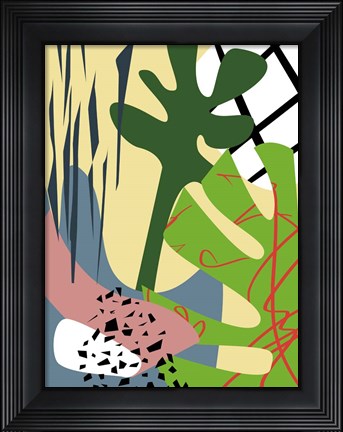 Framed Tropical Series II Print