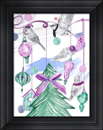 Framed December Tree I Print