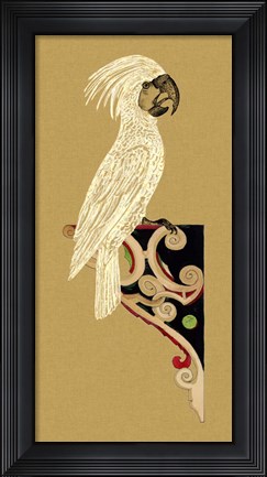Framed Bird Impression I Print