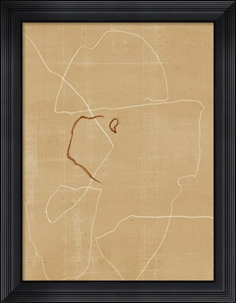 Framed Sediments I Print