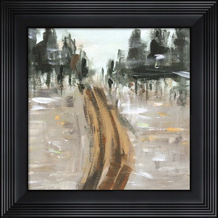 Framed Woodland Path I Print