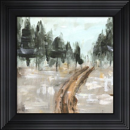 Framed Woodland Path II Print