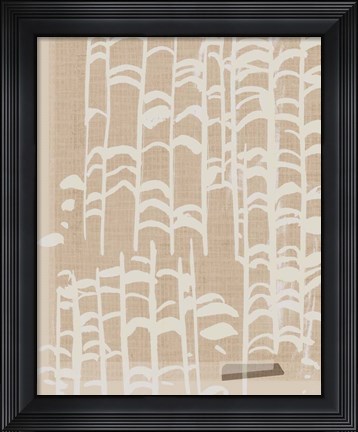 Framed Dry Grass I Print