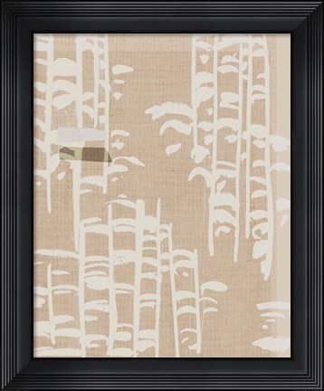 Framed Dry Grass II Print