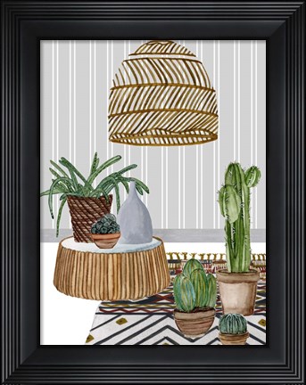Framed Desert Weavers I Print
