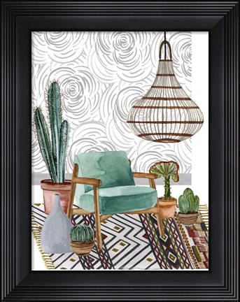 Framed Desert Weavers III Print
