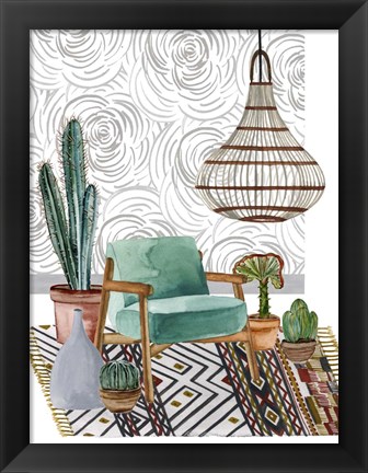 Framed Desert Weavers III Print