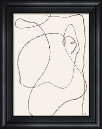 Framed Ethereal Umber I Print