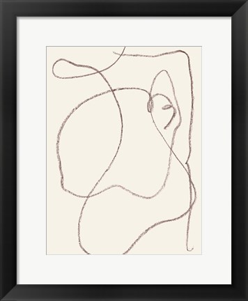 Framed Ethereal Umber I Print