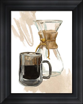 Framed Morning Coffee I Print