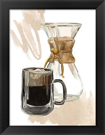 Framed Morning Coffee I Print