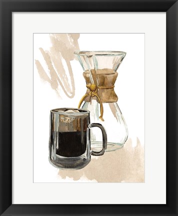 Framed Morning Coffee I Print