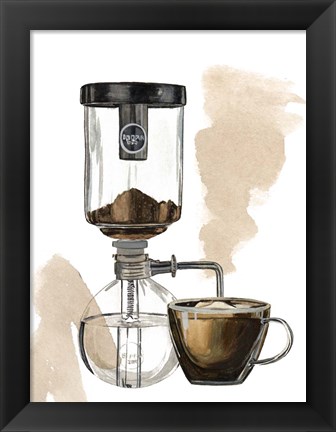 Framed Morning Coffee II Print