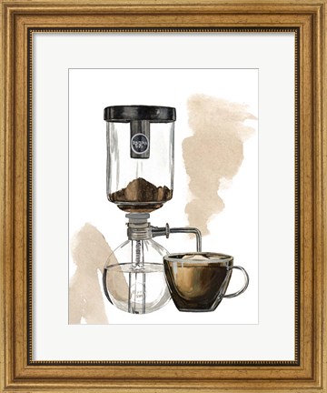 Framed Morning Coffee II Print