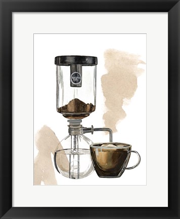 Framed Morning Coffee II Print