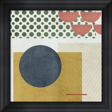 Framed Soleil Rouge II Print