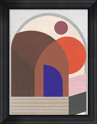 Framed Sundown Meditation I Print