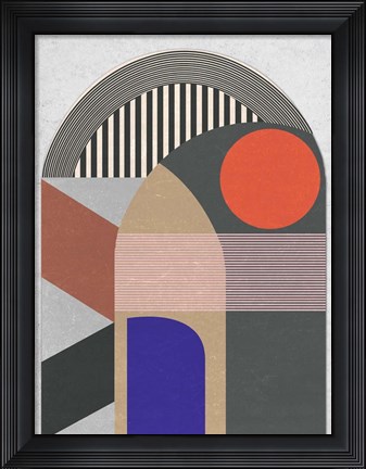 Framed Sundown Meditation III Print