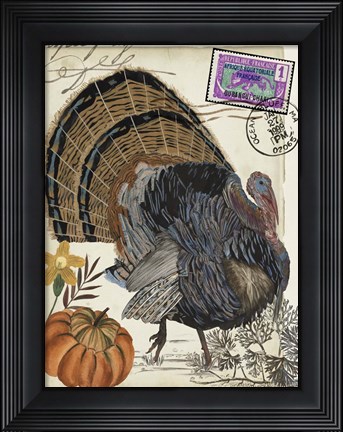 Framed Autumn Palette III Print
