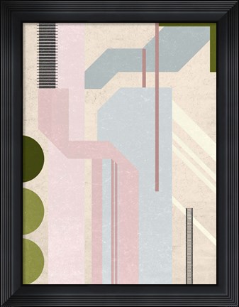 Framed Aqua Pools II Print