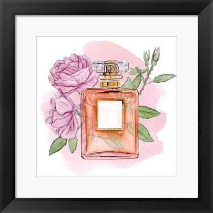 Framed Floral Scent I Print