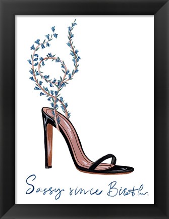 Framed Sassy Statement II Print