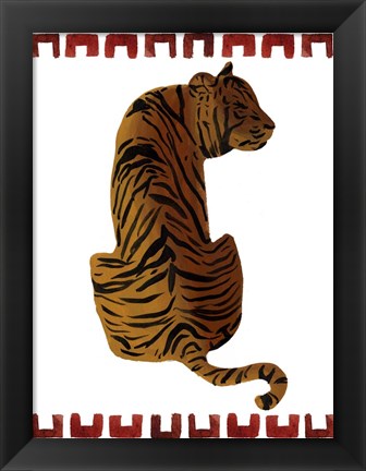 Framed Asian Tiger II Print