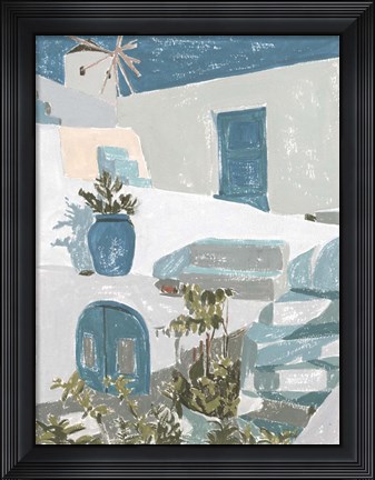 Framed La Isla I Print