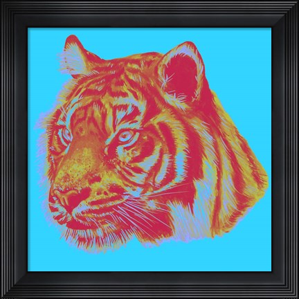 Framed Pop Wild World I Print