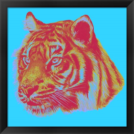 Framed Pop Wild World I Print
