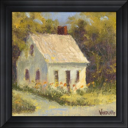 Framed Sweet Cottage I Print