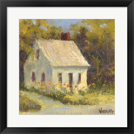 Framed Sweet Cottage I Print