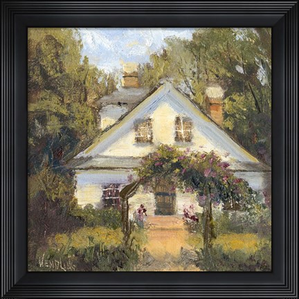 Framed Sweet Cottage II Print