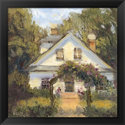 Framed Sweet Cottage II Print