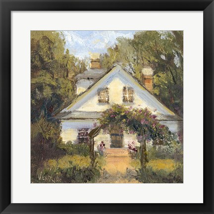 Framed Sweet Cottage II Print