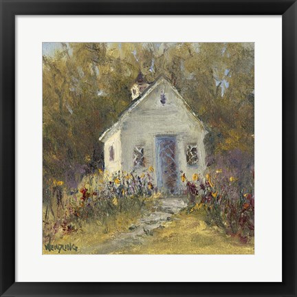Framed Sweet Cottage III Print
