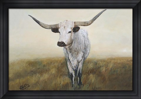 Framed Knight in White Satin II Print