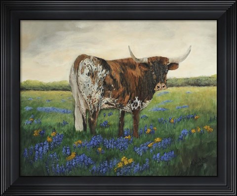 Framed My Flowers I Print