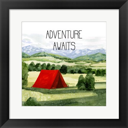 Framed Outdoor Adventure I Print